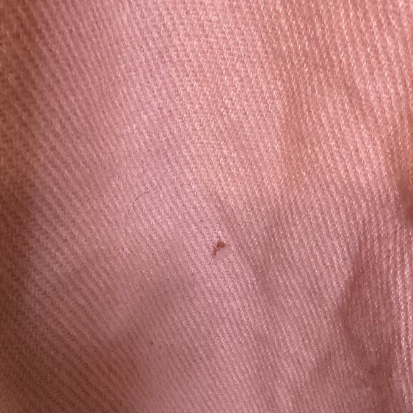 Acne Studios Women's Pink Scarf Shoulder Wrap Fringe Virgin Wool Made in Italy - Picture 6 of 7